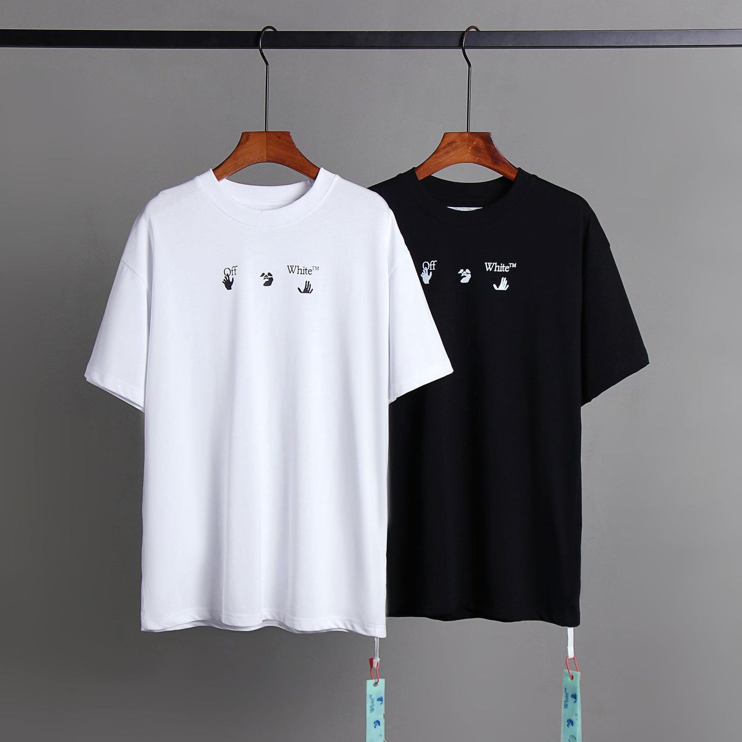 Off-white Men's and Women's Short-sleeved T-shirts