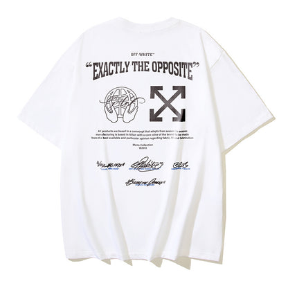 Off-white Men's and Women's Short-sleeved T-shirts