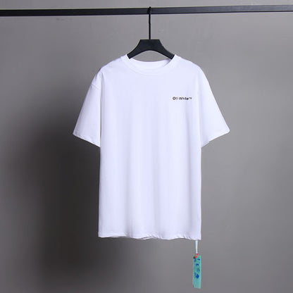 Off-white Men's and Women's Short-sleeved T-shirts