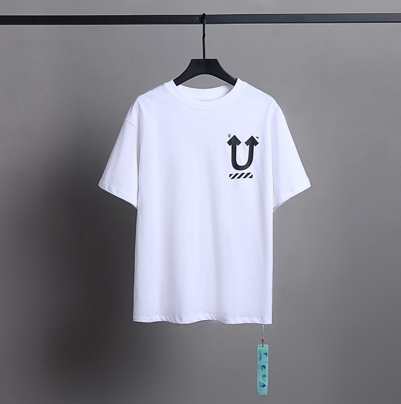Off-white Men's and Women's Short-sleeved T-shirts