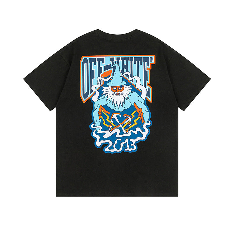 Off-white Men's and Women's Short-sleeved T-shirts