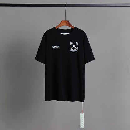 Off-white Men's and Women's Short-sleeved T-shirts
