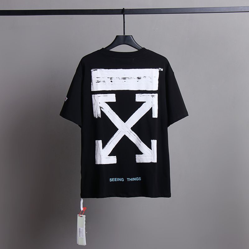 Off-white Men's and Women's Short-sleeved T-shirts