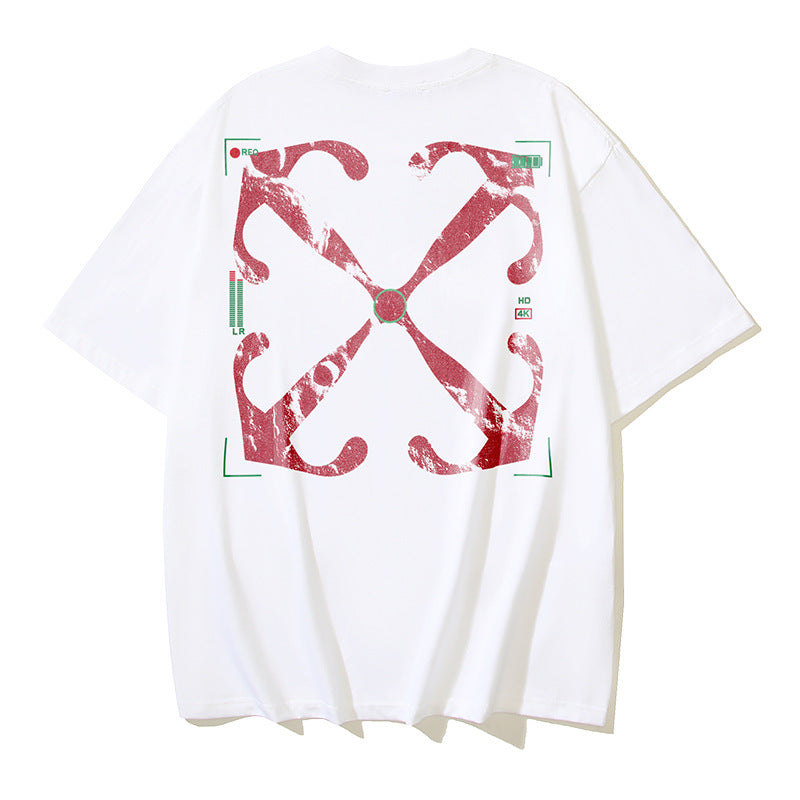 Off-white Men's and Women's Short-sleeved T-shirts