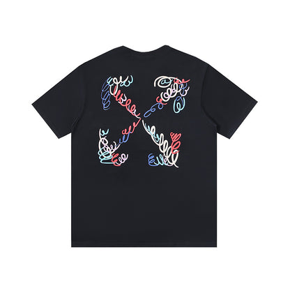 Off-white Men's and Women's Short-sleeved T-shirts