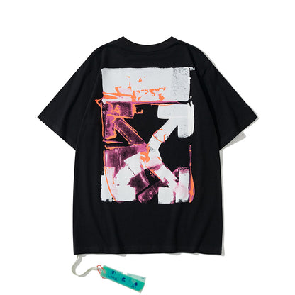 Off-white Men's and Women's Short-sleeved T-shirts