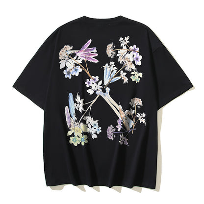 Off-white Men's and Women's Short-sleeved T-shirts