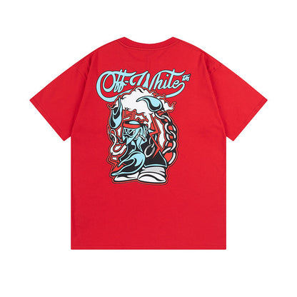 Off-white Men's and Women's Short-sleeved T-shirts