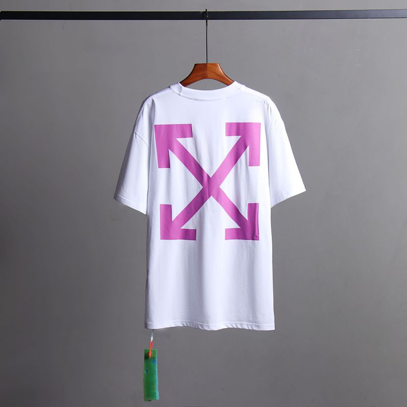 Off-white Men's and Women's Short-sleeved T-shirts