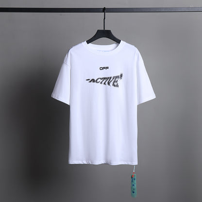 Off-white Men's and Women's Short-sleeved T-shirts