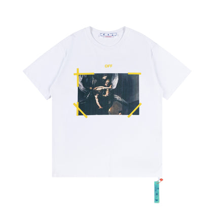 Off-white Men's and Women's Short-sleeved T-shirts