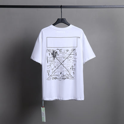Off-white Men's and Women's Short-sleeved T-shirts