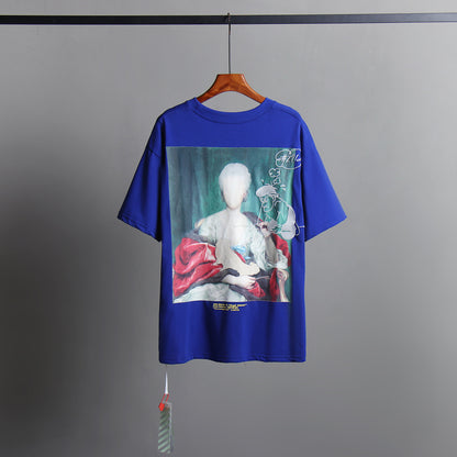 Off-white Men's and Women's Short-sleeved T-shirts
