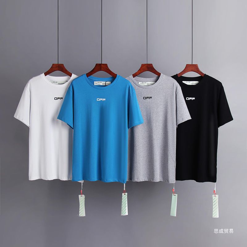 Off-white Men's and Women's Short-sleeved T-shirts