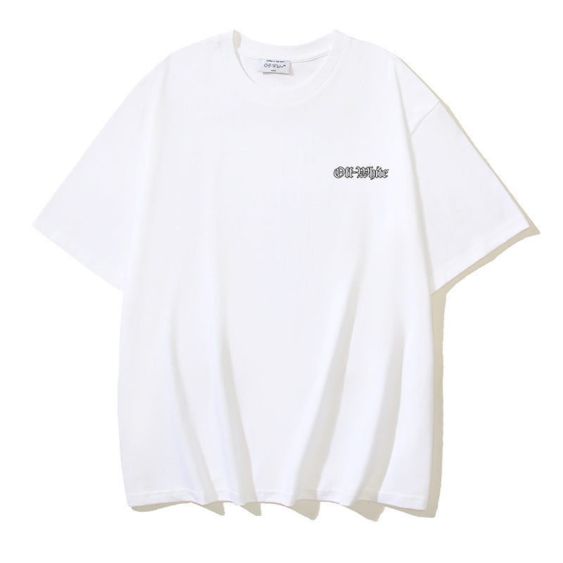 Off-white Men's and Women's Short-sleeved T-shirts