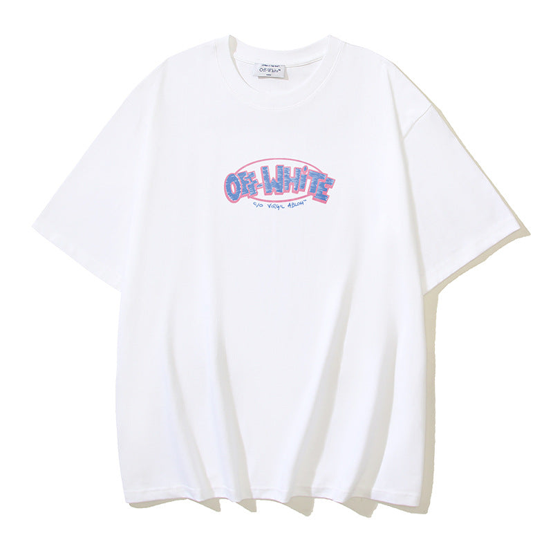 Off-white Men's and Women's Short-sleeved T-shirts