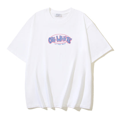 Off-white Men's and Women's Short-sleeved T-shirts