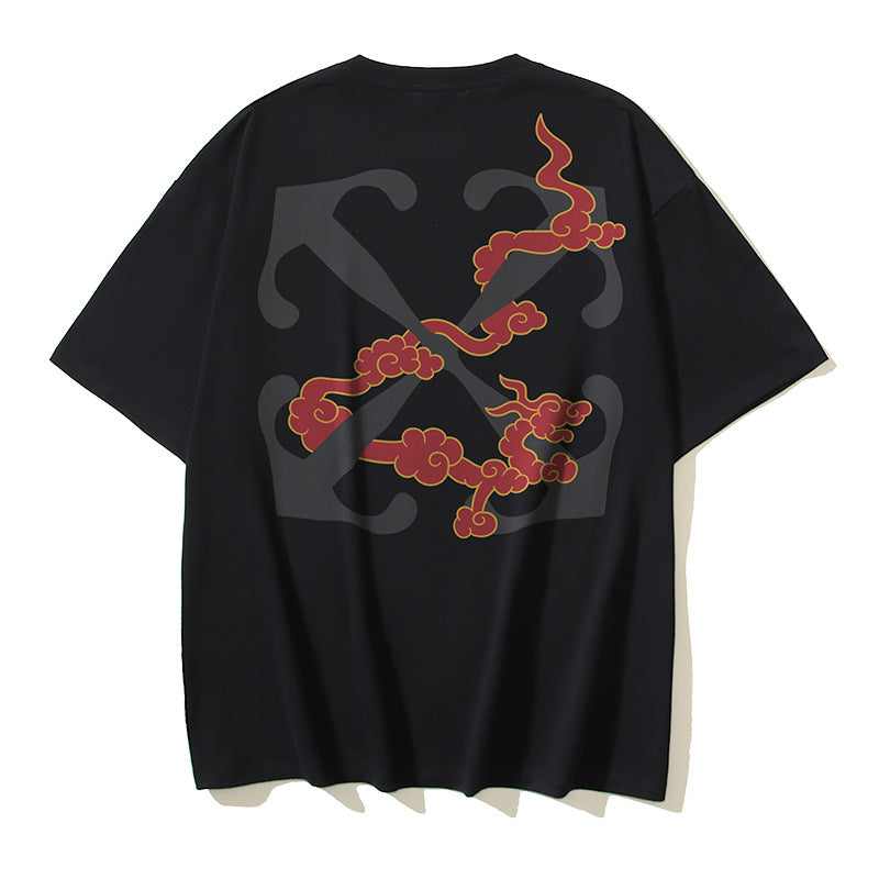 Off-white Men's and Women's Short-sleeved T-shirts