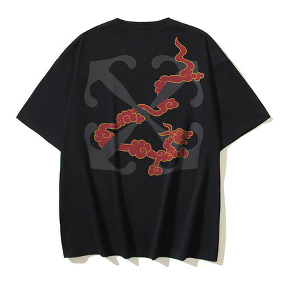 Off-white Men's and Women's Short-sleeved T-shirts