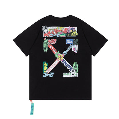 Off-white Men's and Women's Short-sleeved T-shirts