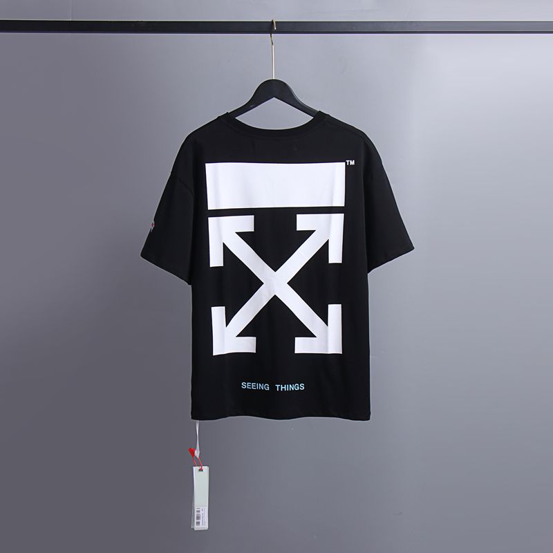 Off-white Men's and Women's Short-sleeved T-shirts