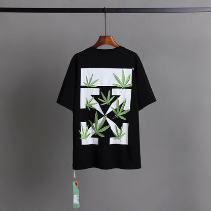 Off-white Men's and Women's Short-sleeved T-shirts