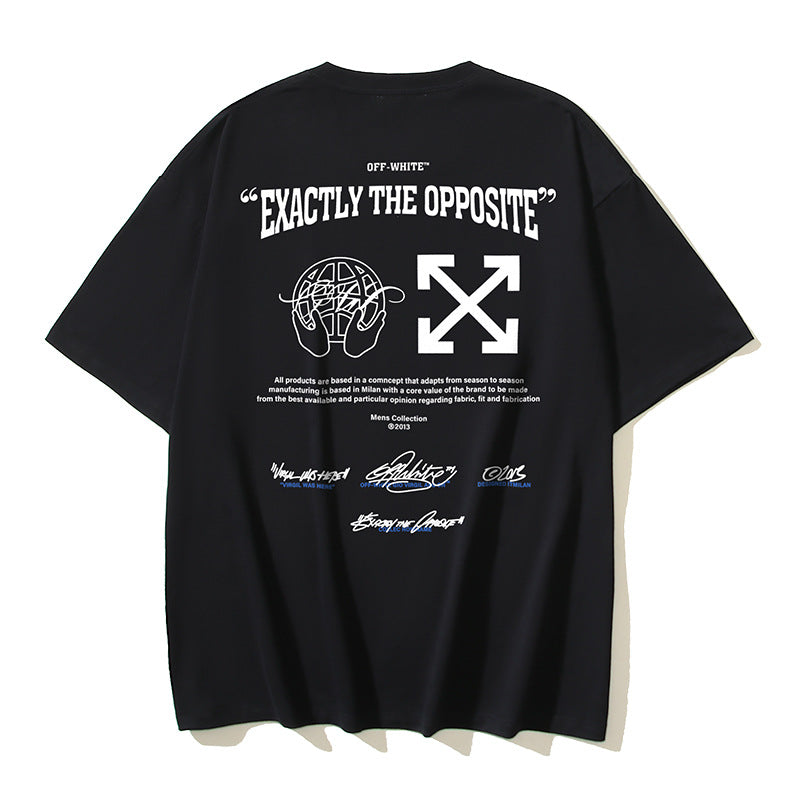 Off-white Men's and Women's Short-sleeved T-shirts