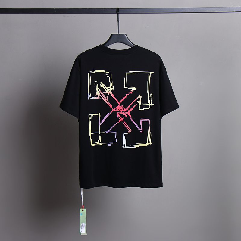 Off-white Men's and Women's Short-sleeved T-shirts