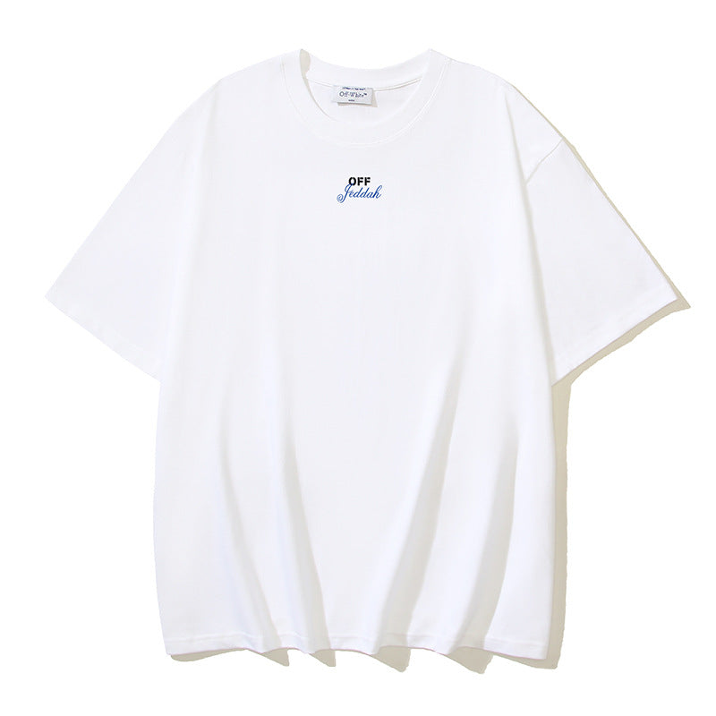 Off-white Men's and Women's Short-sleeved T-shirts
