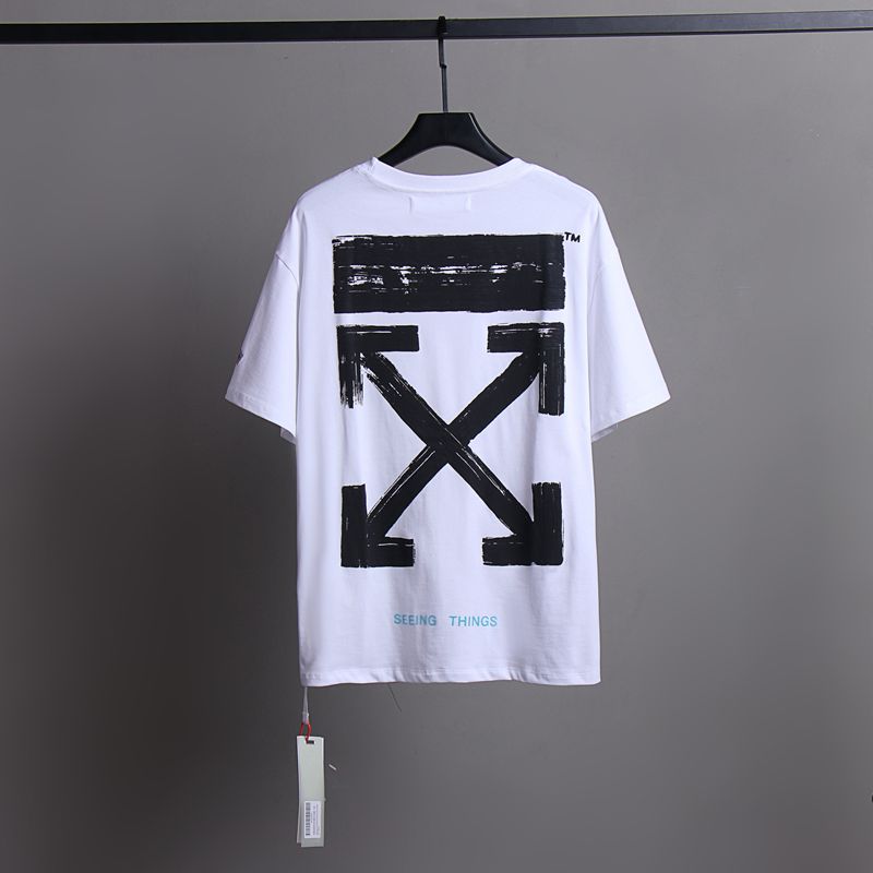 Off-white Men's and Women's Short-sleeved T-shirts