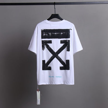 Off-white Men's and Women's Short-sleeved T-shirts