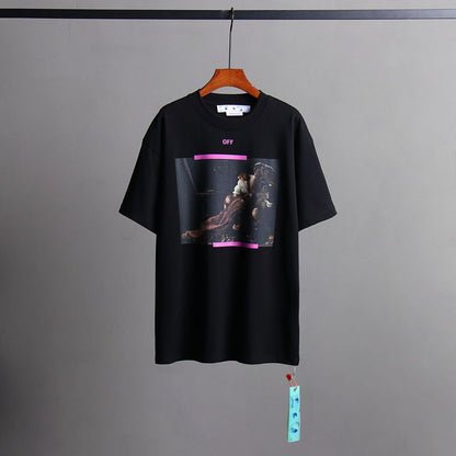 Off-white Men's and Women's Short-sleeved T-shirts