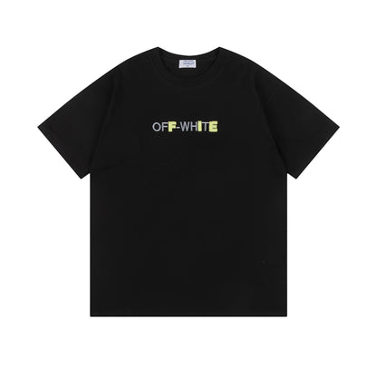 Off-white Men's and Women's Short-sleeved T-shirts