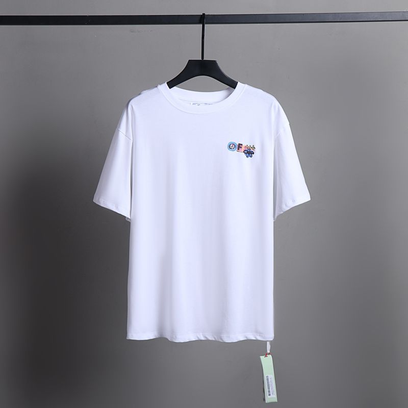 Off-white Men's and Women's Short-sleeved T-shirts