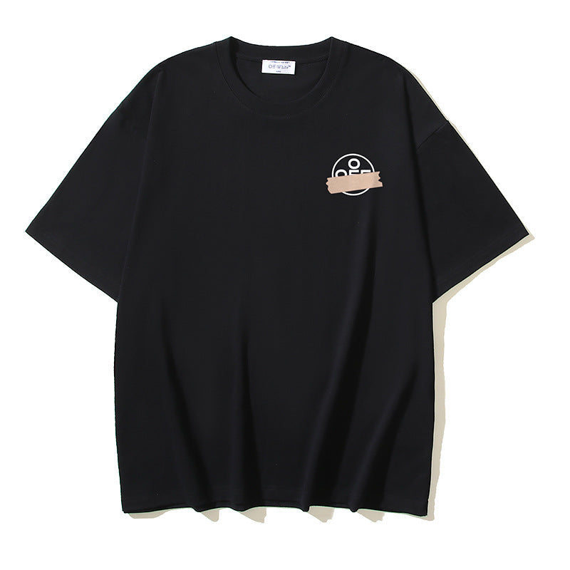 Off-white Men's and Women's Short-sleeved T-shirts