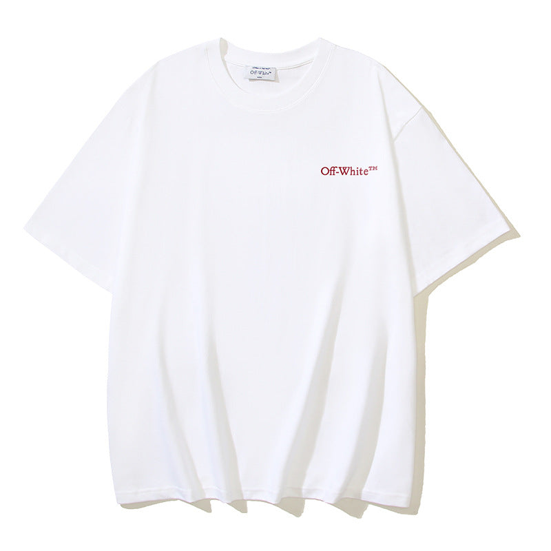 Off-white Men's and Women's Short-sleeved T-shirts