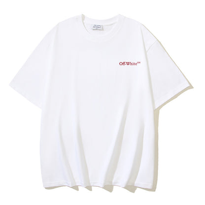 Off-white Men's and Women's Short-sleeved T-shirts