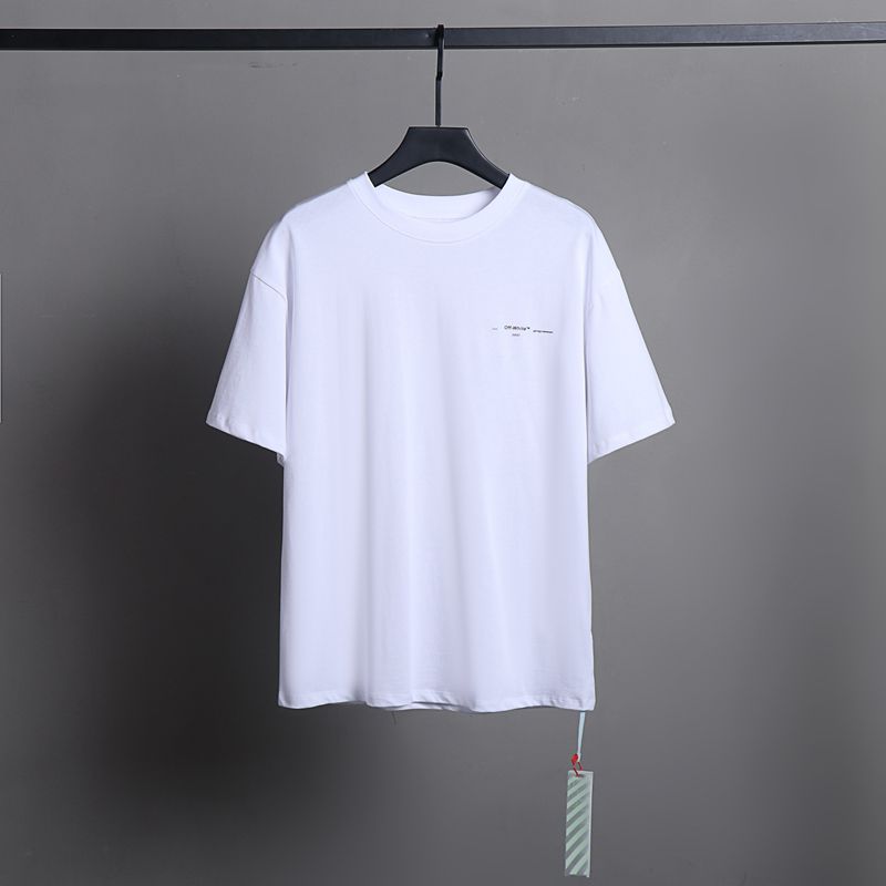 Off-white Men's and Women's Short-sleeved T-shirts