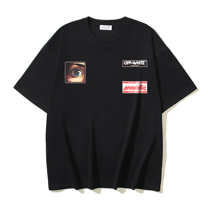 Off-white Men's and Women's Short-sleeved T-shirts