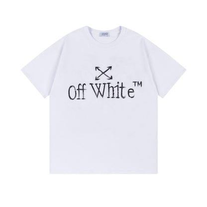 Off-white Men's and Women's Short-sleeved T-shirts