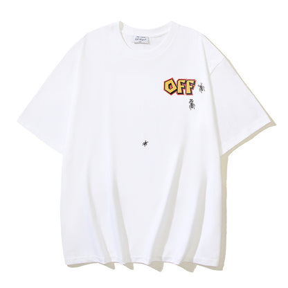 Off-white Men's and Women's Short-sleeved T-shirts