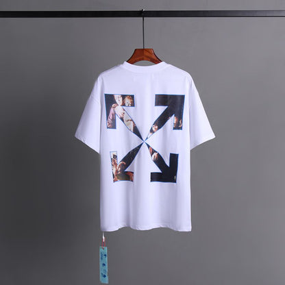 Off-white Men's and Women's Short-sleeved T-shirts
