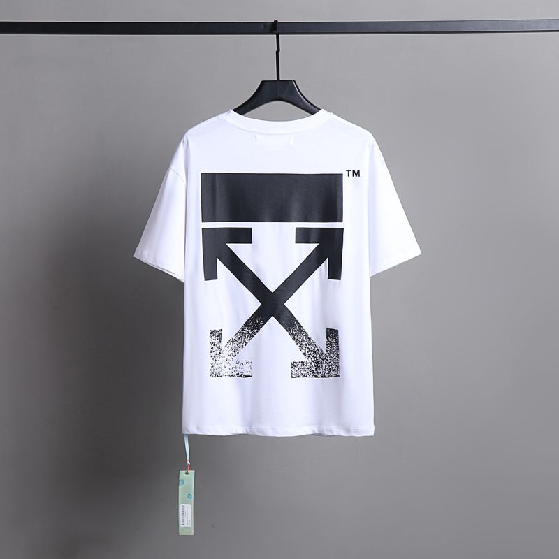 Off-white Men's and Women's Short-sleeved T-shirts