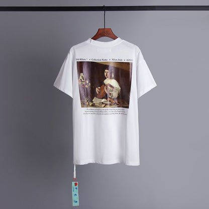 Off-white Men's and Women's Short-sleeved T-shirts