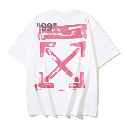 Off-white Men's and Women's Short-sleeved T-shirts