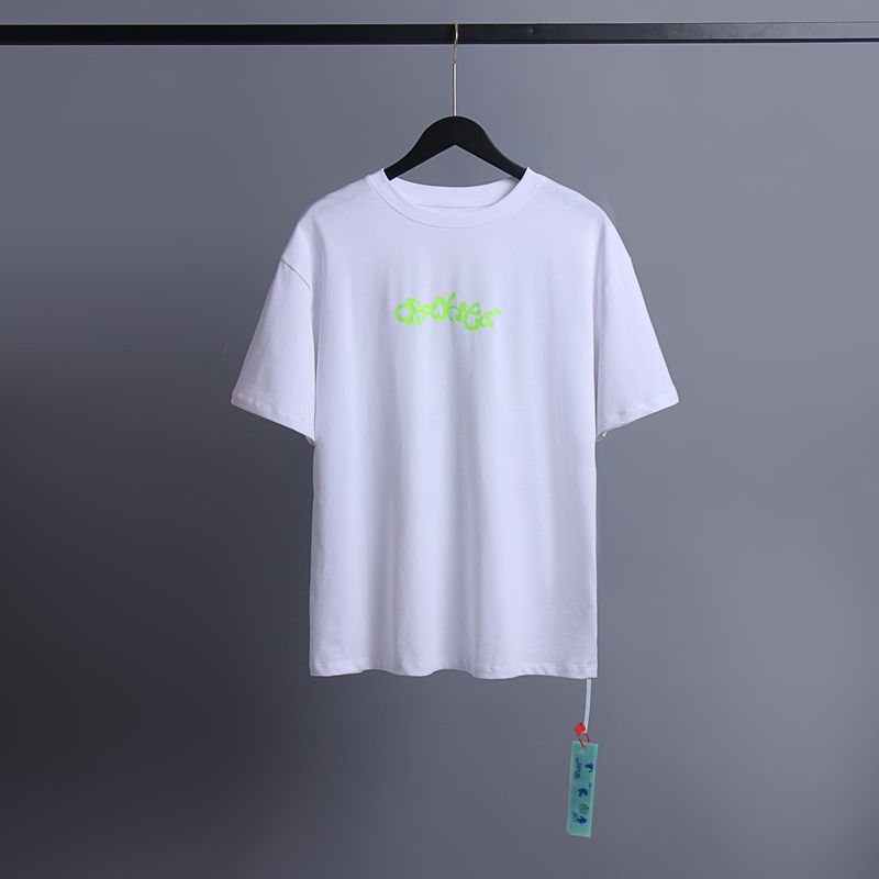 Off-white Men's and Women's Short-sleeved T-shirts