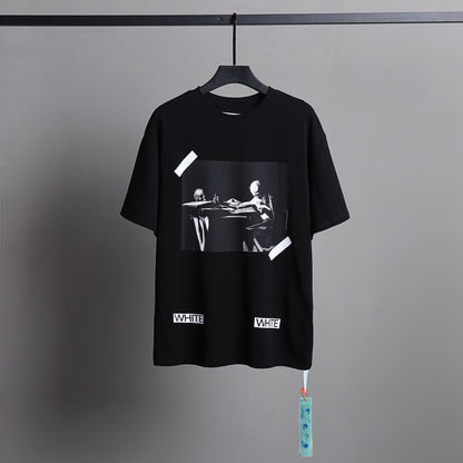 Off-white Men's and Women's Short-sleeved T-shirts