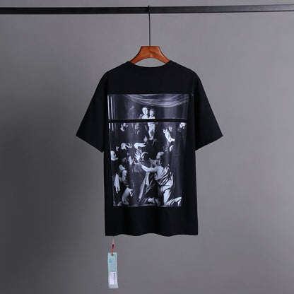 Off-white Men's and Women's Short-sleeved T-shirts