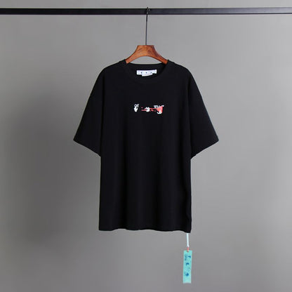 Off-white Men's and Women's Short-sleeved T-shirts