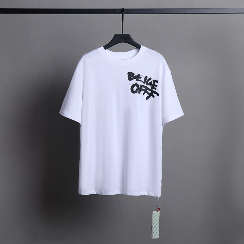 Off-white Men's and Women's Short-sleeved T-shirts